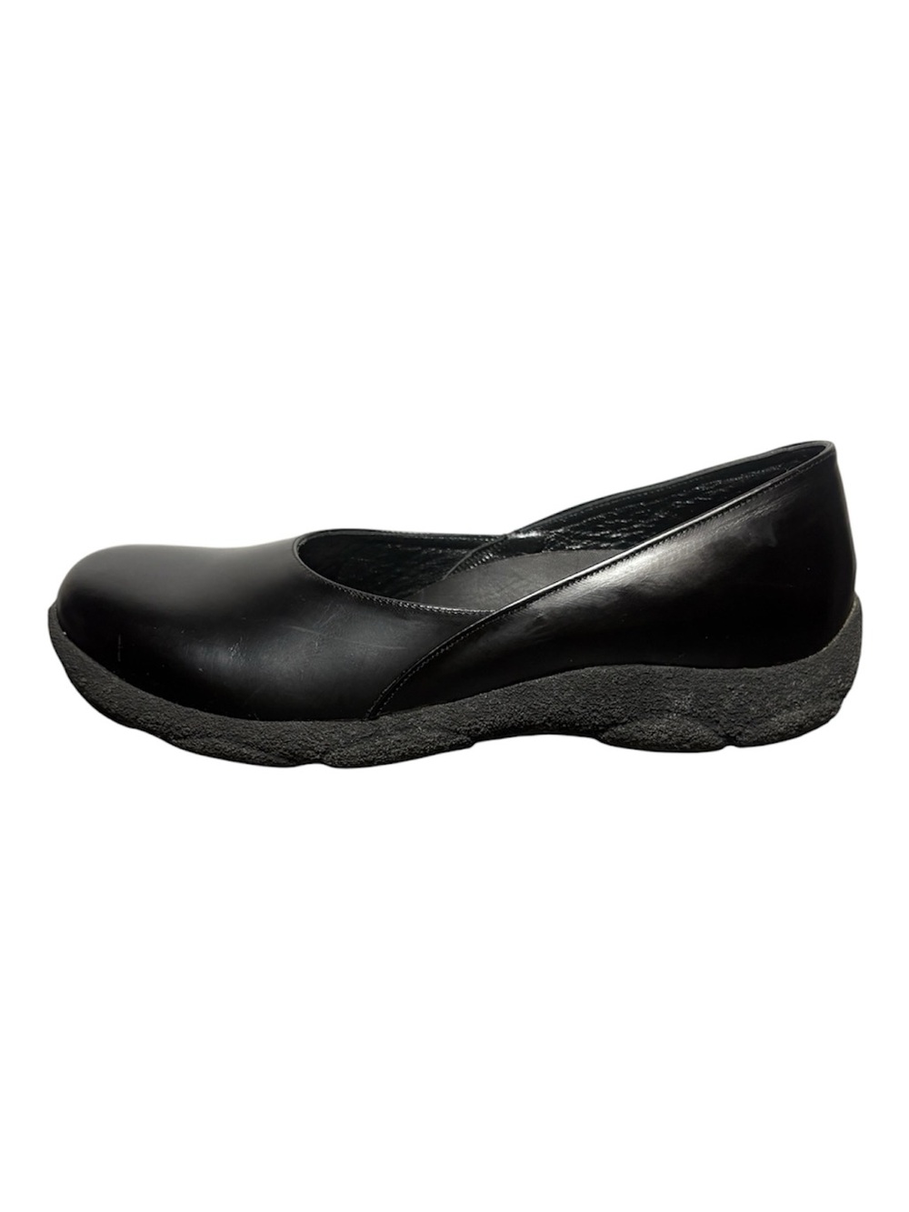 EMPORIO ARMANI Vintage 90s/00s Leather Sporty Ballet Flats